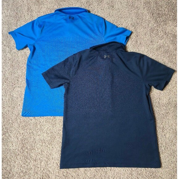 Youth Under Armour Polo Golf Dress Set of 2 Blue colors Youth Size Large loose - Picture 2 of 5